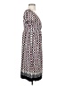 Max Studio Print Burgundy Casual Dress Size S - photo 4