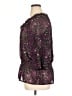 Apostrophe 100% Polyester Purple 3/4 Sleeve Blouse Size XL - photo 5