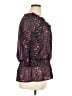 Apostrophe 100% Polyester Purple 3/4 Sleeve Blouse Size XL - photo 4