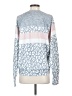 P.J. Salvage Animal Print Blue Pullover Sweater Size S - photo 2
