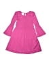Iris & Ivy 100% Polyester Solid Pink Dress Size 6X - photo 1
