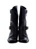 Chanel 100% Leather Black Boots Size EU 36 - photo 2