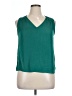 Unbranded 100% Polyester Teal Sleeveless Blouse Size XL (estimated) - photo 1