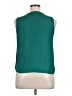 Unbranded 100% Polyester Teal Sleeveless Blouse Size XL (estimated) - photo 2