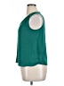 Unbranded 100% Polyester Teal Sleeveless Blouse Size XL (estimated) - photo 5