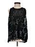 Analili 100% Polyester Floral Black Sleeveless Blouse Size S - photo 1