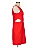Express Solid Red Cocktail Dress Size S - photo 4