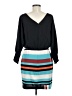 Jessica Simpson 100% Polyester Color Block Teal Casual Dress Size 8 - photo 2