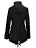 MICHAEL Michael Kors 100% Polyester Black Trenchcoat Size XS - photo 2