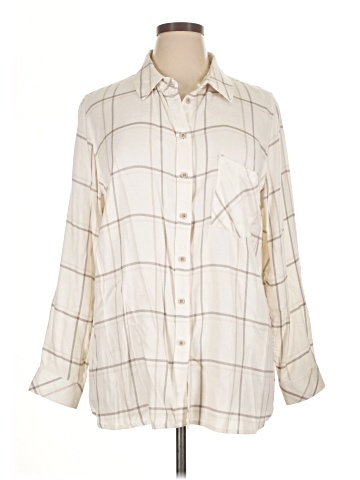 Dex 3/4 Sleeve Button-Down Shirt (view 1)