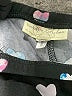 Bobbie Brooks Hearts Black Sweatpants Size 14 - 16 - photo 3