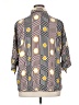 Alfani 100% Polyester Print Yellow 3/4 Sleeve Blouse Size 0X - photo 2
