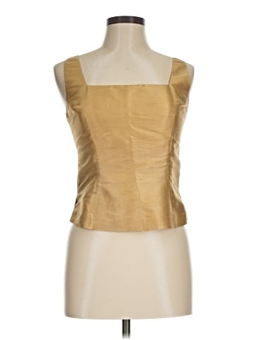 Silk Box Sleeveless Blouse (view 1)