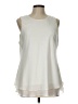 db established 1962 100% Polyester Ivory Sleeveless Blouse Size L - photo 1