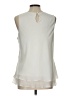 db established 1962 100% Polyester Ivory Sleeveless Blouse Size L - photo 2