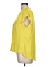 H&M 100% Polyester Yellow Short Sleeve Blouse Size 12 - photo 5