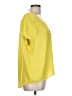 H&M 100% Polyester Yellow Short Sleeve Blouse Size 12 - photo 4