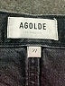 AGOLDE 100% Cotton Chevron-herringbone Black Jeans Size 27 waist - photo 7