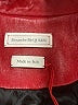 Alexander McQueen 100% Leather Red Jacket Size EU (IT) 42 / US 6 - photo 6