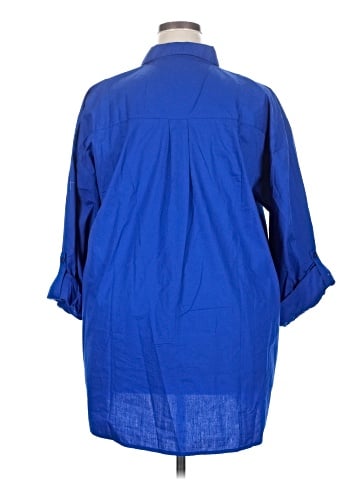 Long Tall Sally Long Sleeve Button-Down Shirt (view 2)