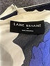 Lane Bryant 100% Polyester Floral Blue 3/4 Sleeve Blouse Size 14 - photo 7