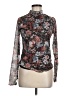 Assorted Brands Floral Black Long Sleeve Blouse Size M - photo 1