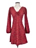 Levi's 100% Polyester Hearts Red Casual Dress Size XS - photo 1
