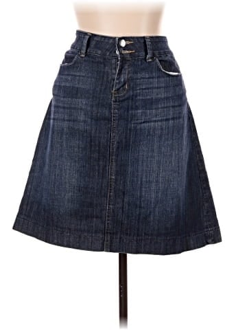 DownEast Basics Denim Skirt (view 1)