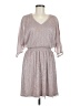 MSK Metallic Silver Casual Dress Size M - photo 1