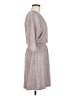 MSK Metallic Silver Casual Dress Size M - photo 4