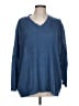 Estheme-Cachemire Blue Pullover Sweater Size L - photo 1