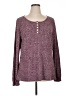 Fantaslook Tweed Purple Pullover Sweater Size XL - photo 1