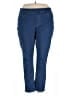Coldwater Creek Chevron-herringbone Blue Jeans Size 22W - photo 1