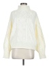 White Birch 100% Acrylic Ivory Turtleneck Sweater Size M - photo 1