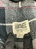 American Eagle Outfitters 100% Cotton Plaid Purple Jacket Size M - photo 7