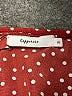 Copperose 100% Polyester Burgundy Short Sleeve Blouse Size S - photo 7
