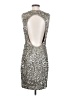 Tart Metallic Silver Brown Cocktail Dress Size S - photo 2