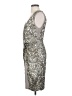 Tart Metallic Silver Brown Cocktail Dress Size S - photo 5