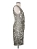 Tart Metallic Silver Brown Cocktail Dress Size S - photo 4