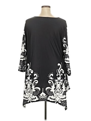 White Mark Long Sleeve Top (view 2)