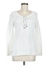 Boston Proper 100% Cotton White Pullover Sweater Size M (estimated) - photo 1