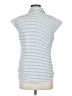 Shein 100% Polyester Stripes Blue Sleeveless Blouse Size M - photo 2