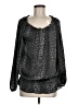 MICHAEL Michael Kors 100% Polyester Black Long Sleeve Blouse Size M - photo 1