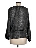 MICHAEL Michael Kors 100% Polyester Black Long Sleeve Blouse Size M - photo 2