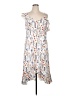 Unbranded Print White Casual Dress Size XL - photo 1