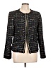 Venus 100% Polyester Tweed Black Jacket Size 10 - photo 1