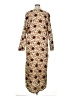 Assorted Brands Print Brown Casual Dress Size XL - photo 2