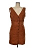 Unbranded 100% Polyester Brown Casual Dress Size M - photo 1