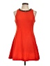 Fab'rik 100% Polyester Solid Orange Cocktail Dress Size L - photo 1