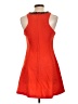 Fab'rik 100% Polyester Solid Orange Cocktail Dress Size L - photo 2